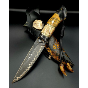 ОСА ексклюзивний колекційний ніж ручної роботи майстра студії Павла Гончаренка, замовити купити в Україні (Сталь К110™ в ламінаті з тієї ж к110 61 HRC). Photo 2